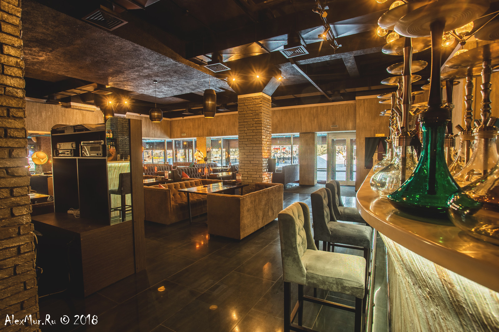 Интерьерные фотографии ресторана "Vozdyh"