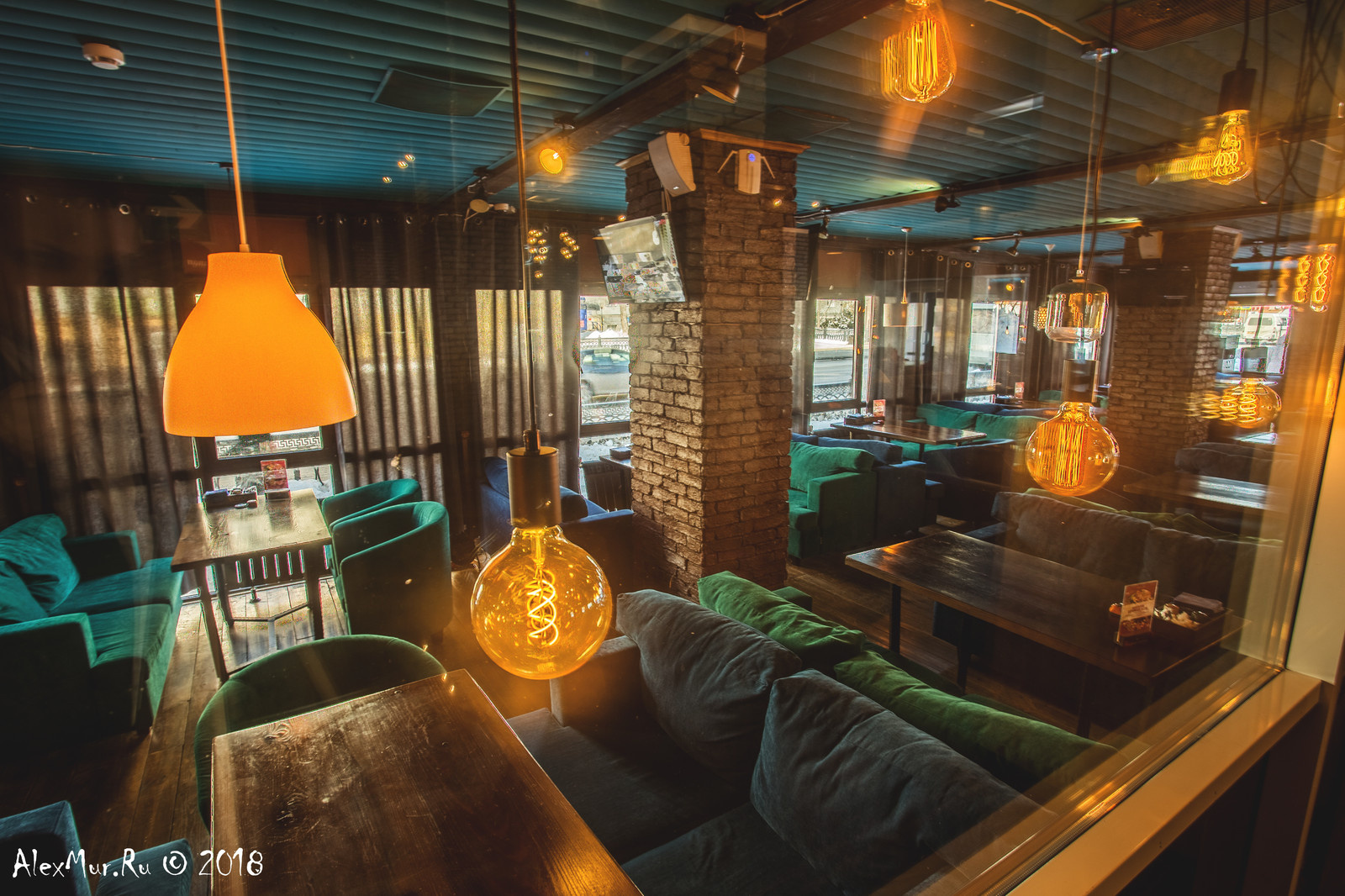 Интерьерные фотографии ресторана "Vozdyh"