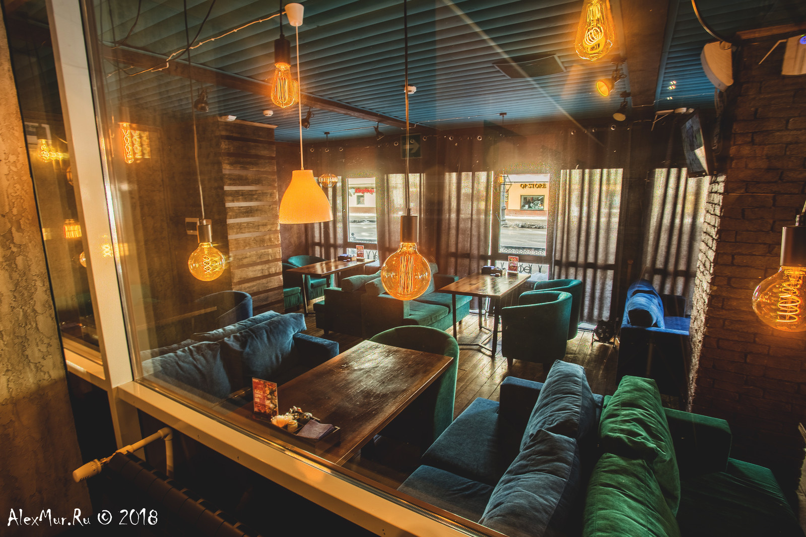 Интерьерные фотографии ресторана "Vozdyh"