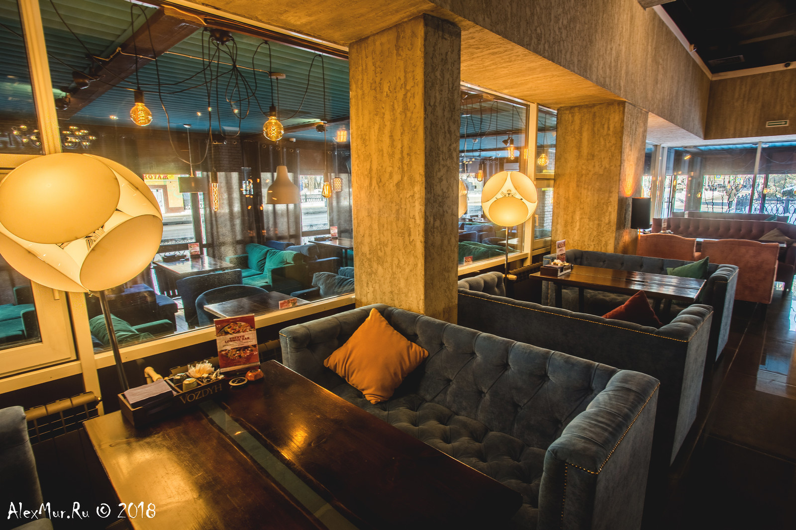 Интерьерные фотографии ресторана "Vozdyh"