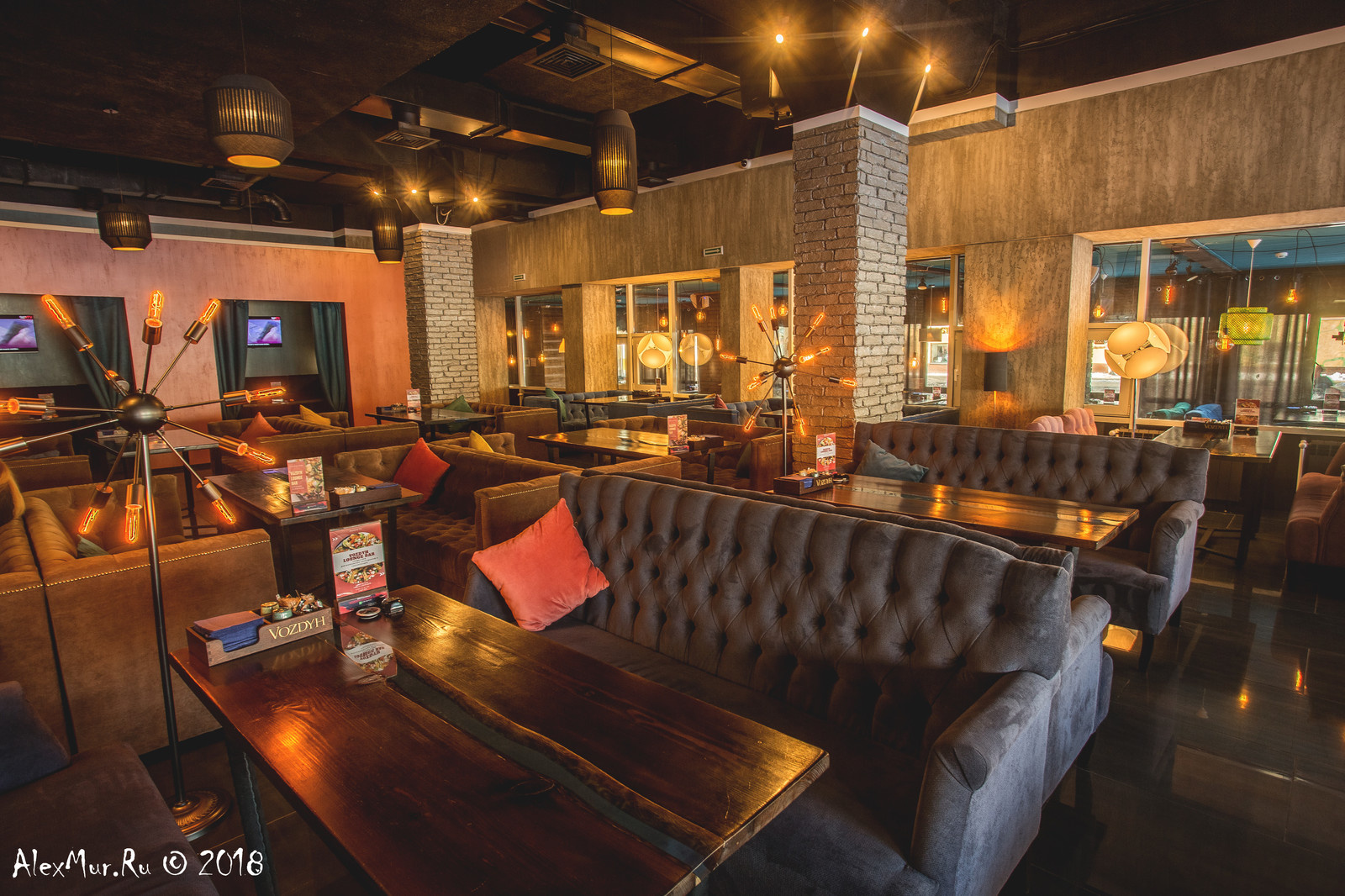 Интерьерные фотографии ресторана "Vozdyh"