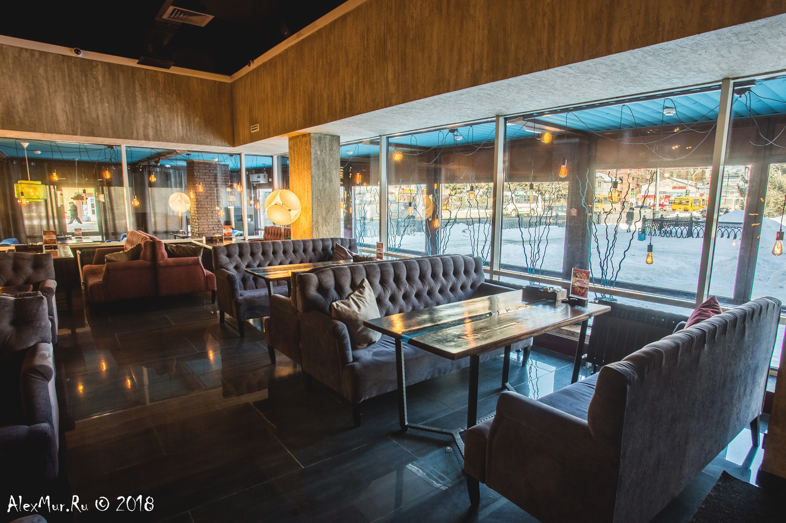 Интерьерные фотографии ресторана "Vozdyh"