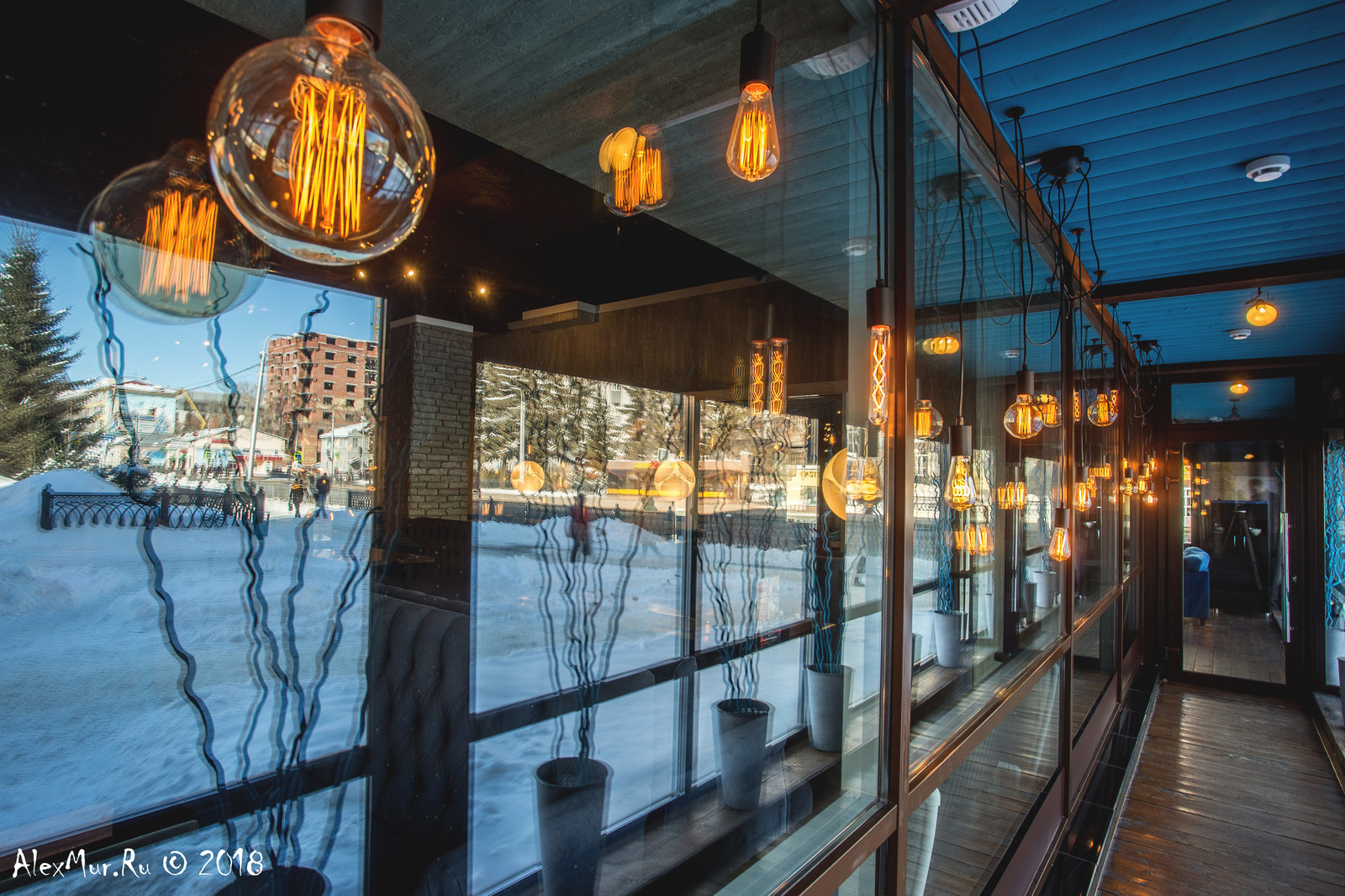 Интерьерные фотографии ресторана "Vozdyh"