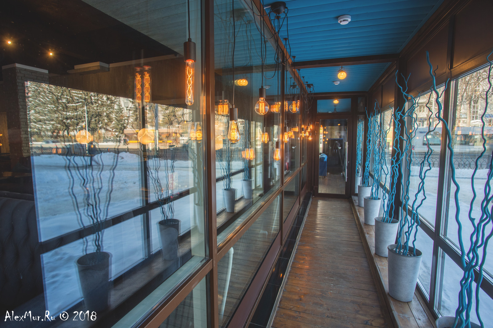 Интерьерные фотографии ресторана "Vozdyh"