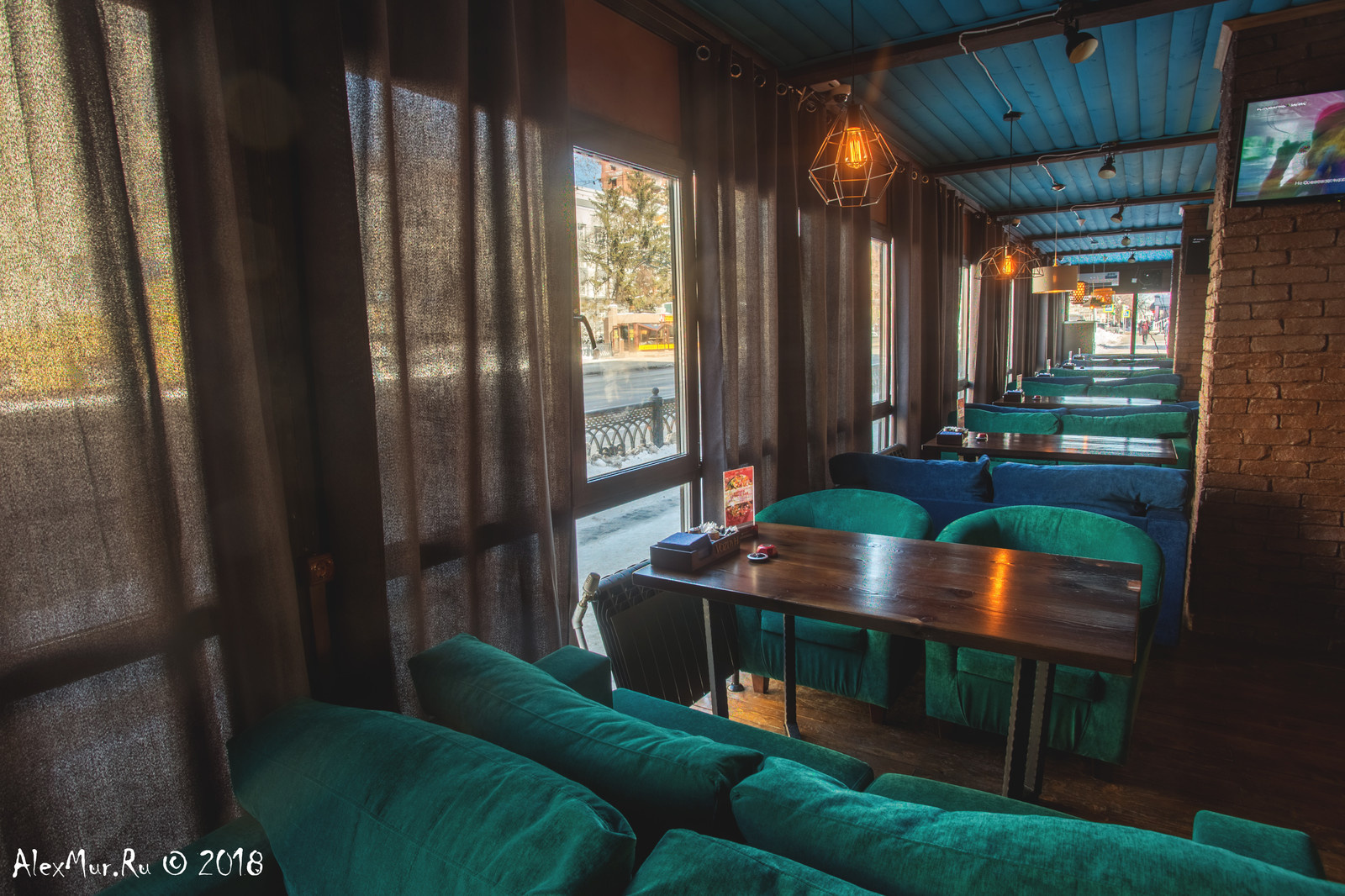 Интерьерные фотографии ресторана "Vozdyh"