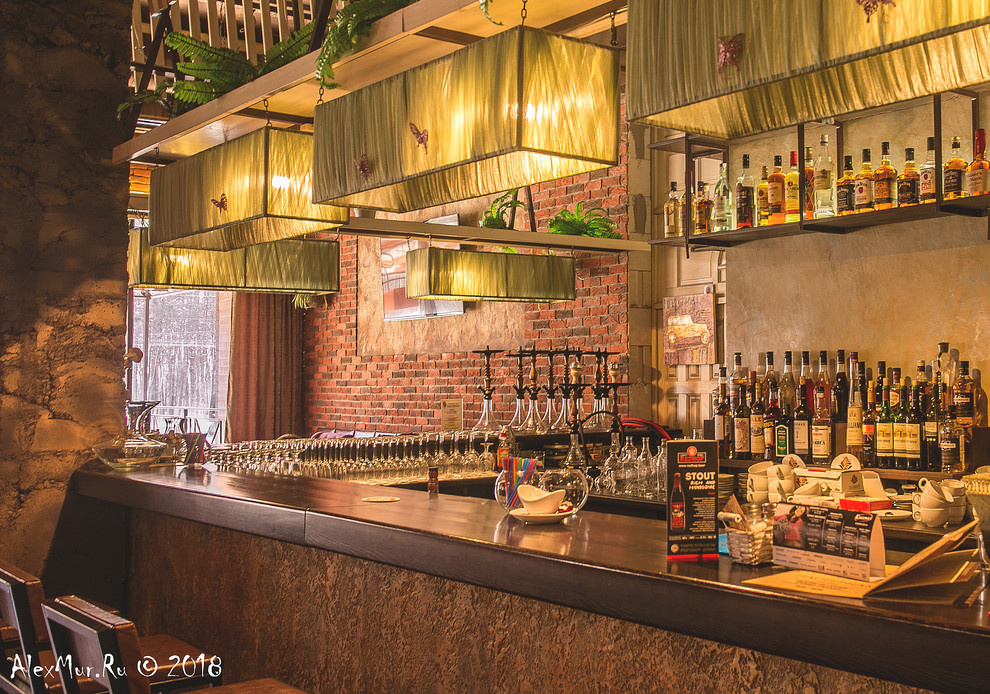 Интерьерные фотографии ресторана "Пастернак"