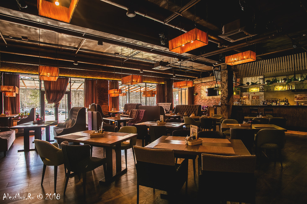 Интерьерные фотографии ресторана "Пастернак"