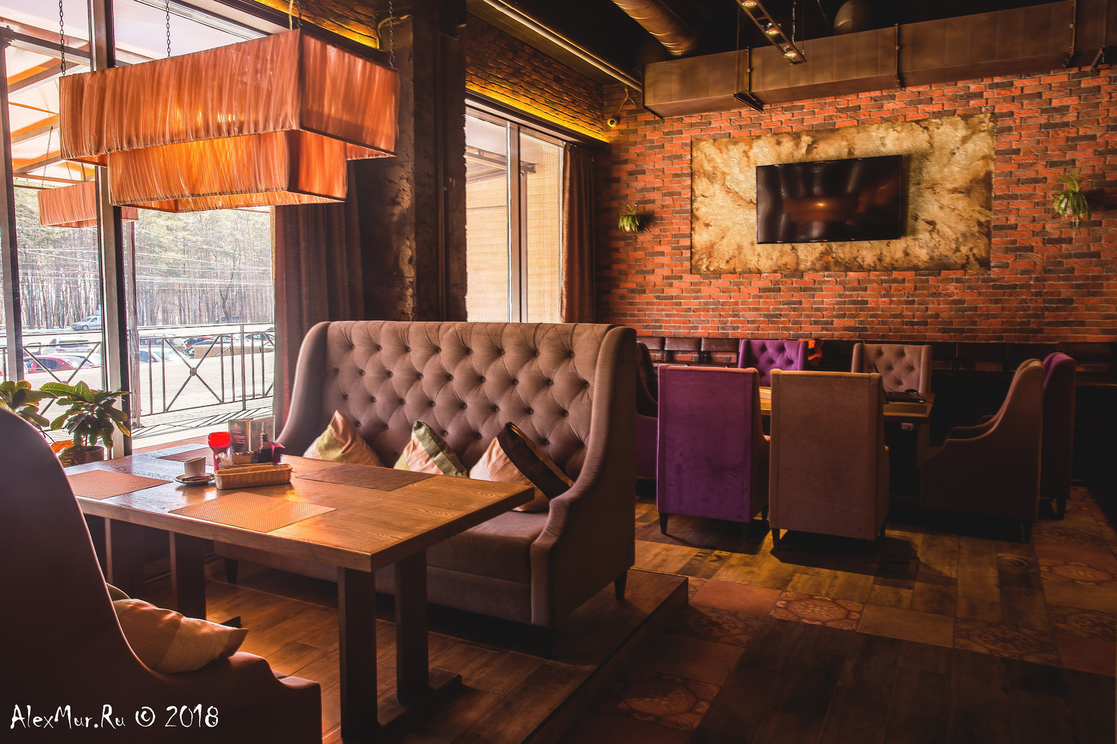 Интерьерные фотографии ресторана "Пастернак"