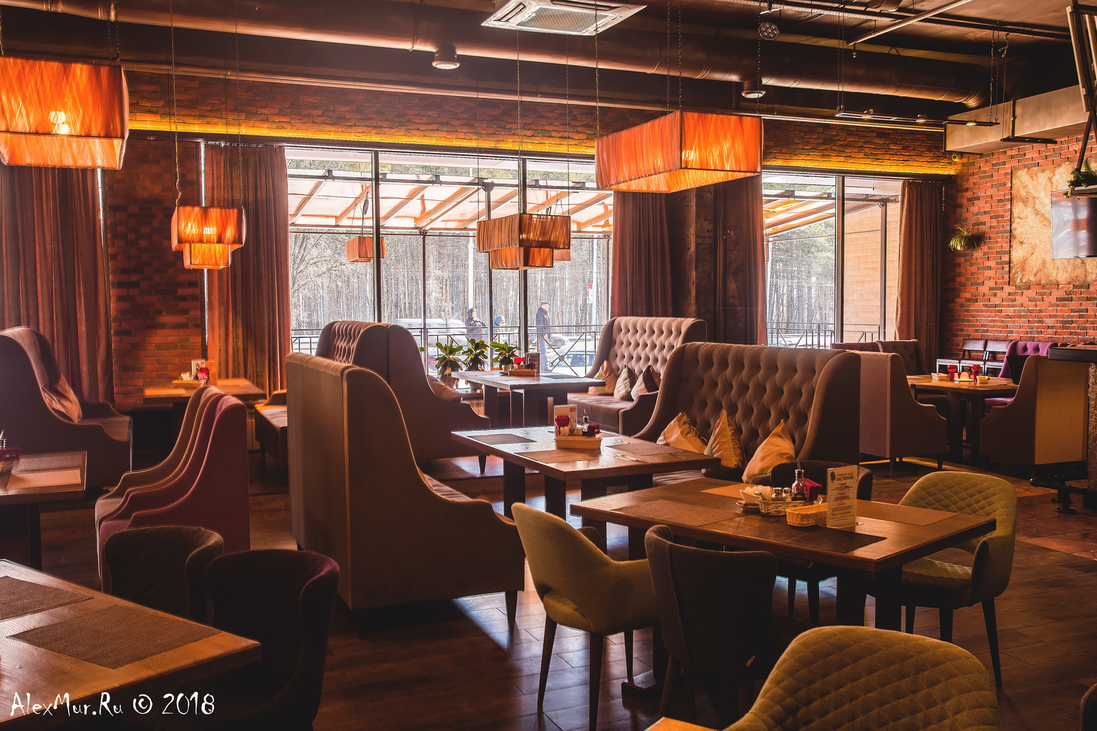Интерьерные фотографии ресторана "Пастернак"