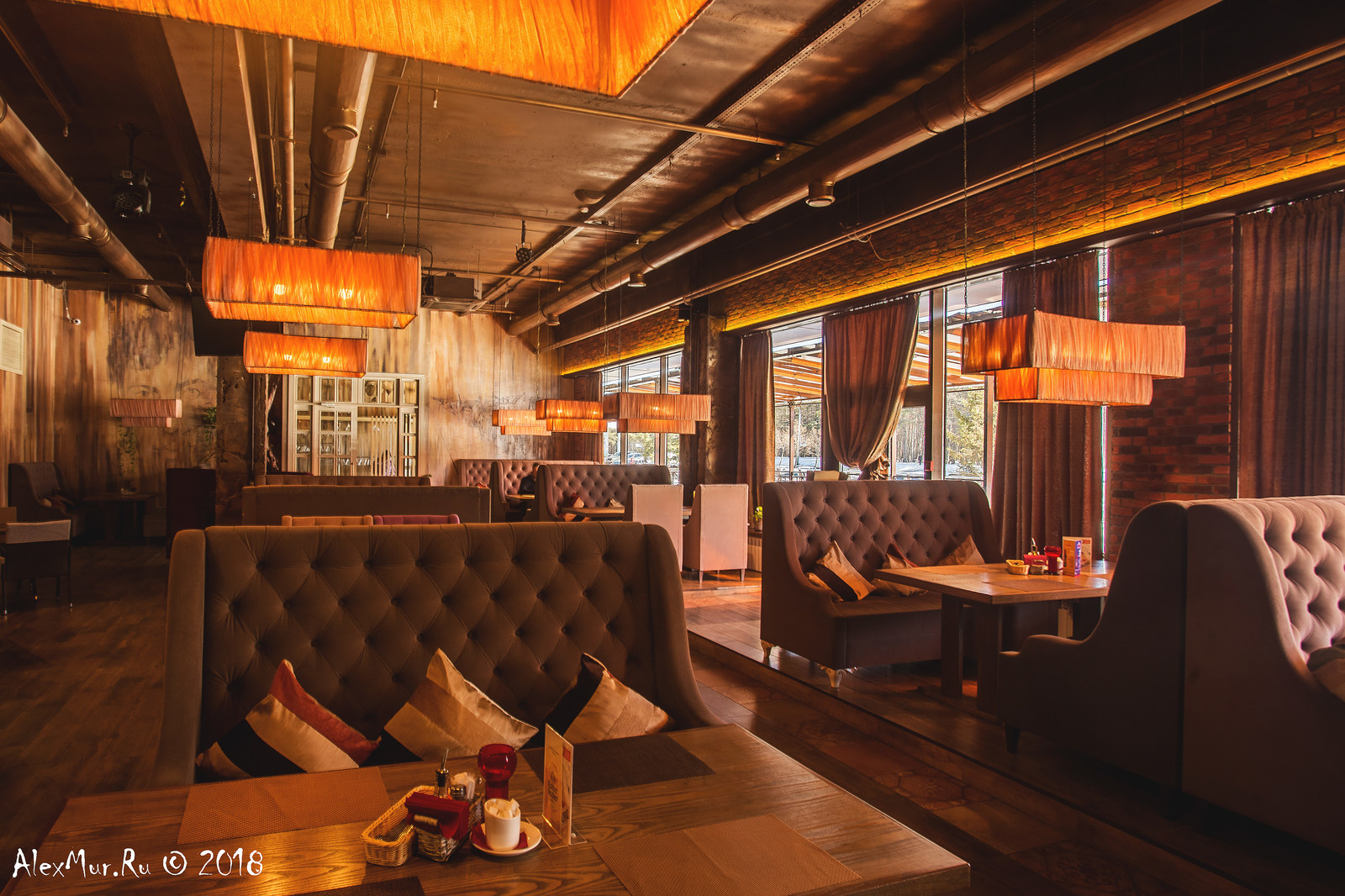 Интерьерные фотографии ресторана "Пастернак"