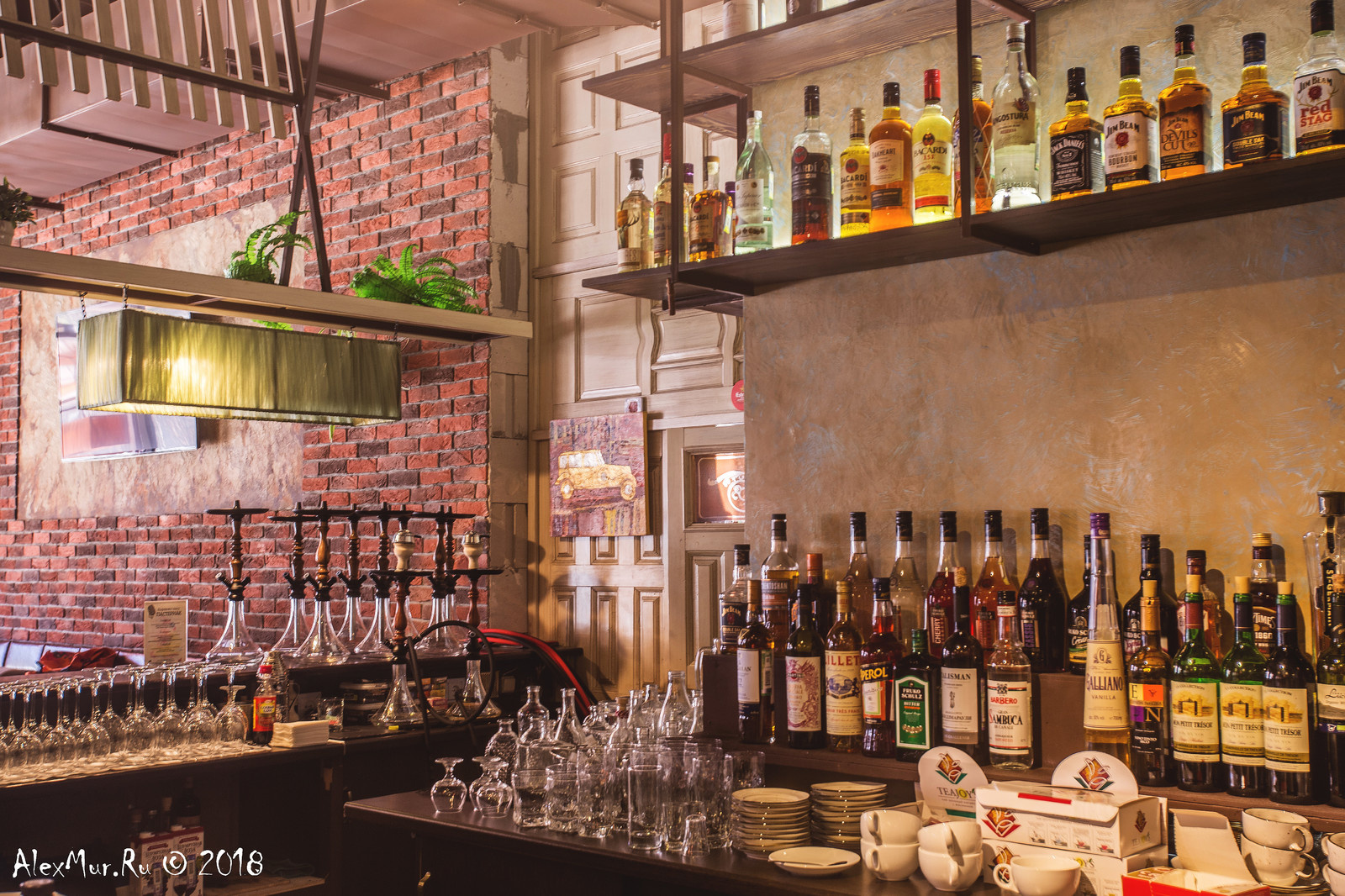 Интерьерные фотографии ресторана "Пастернак"