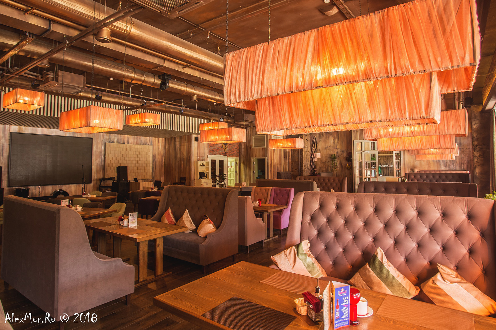 Интерьерные фотографии ресторана "Пастернак"