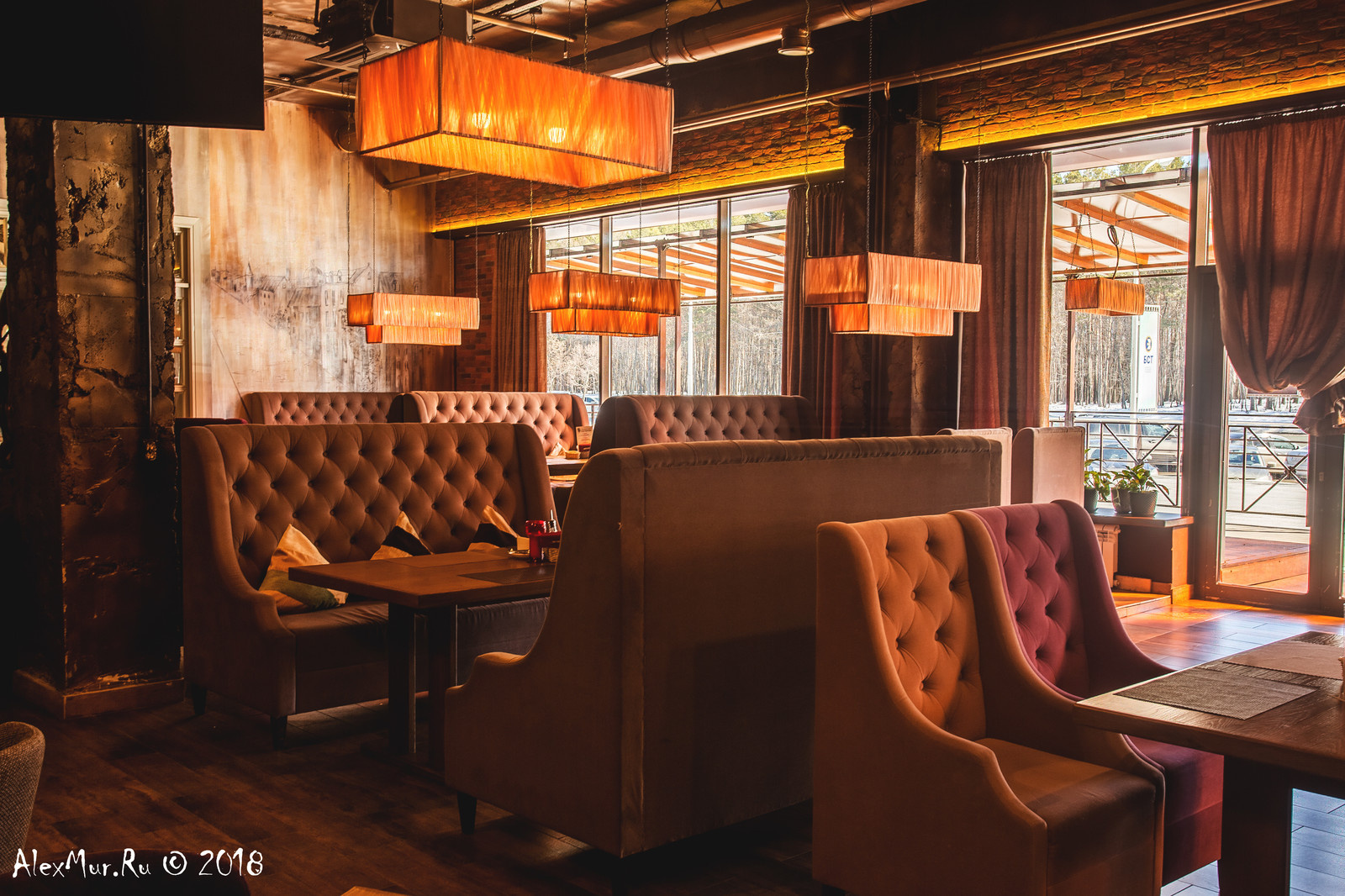 Интерьерные фотографии ресторана "Пастернак"