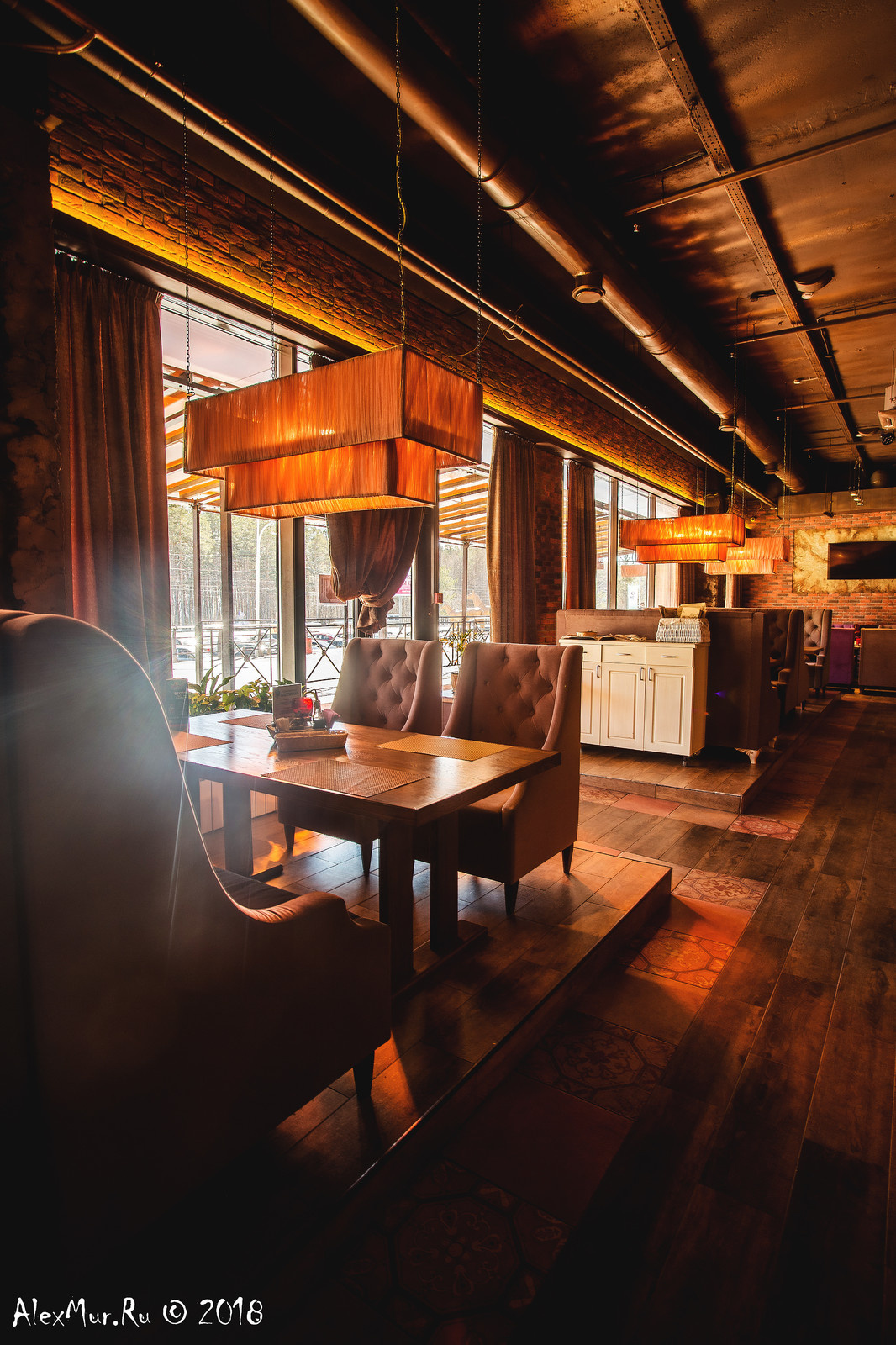 Интерьерные фотографии ресторана "Пастернак"