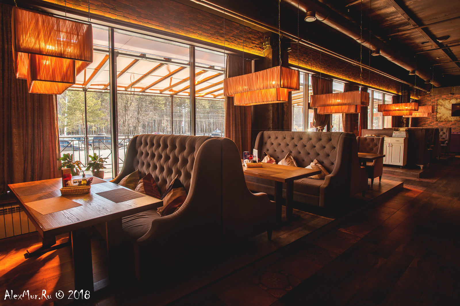Интерьерные фотографии ресторана "Пастернак"