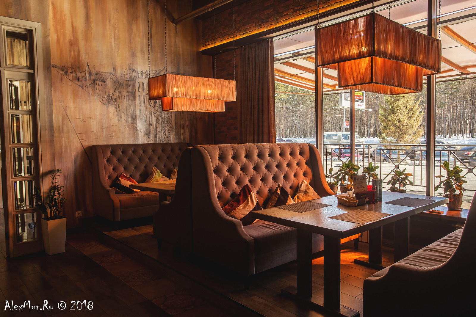 Интерьерные фотографии ресторана "Пастернак"