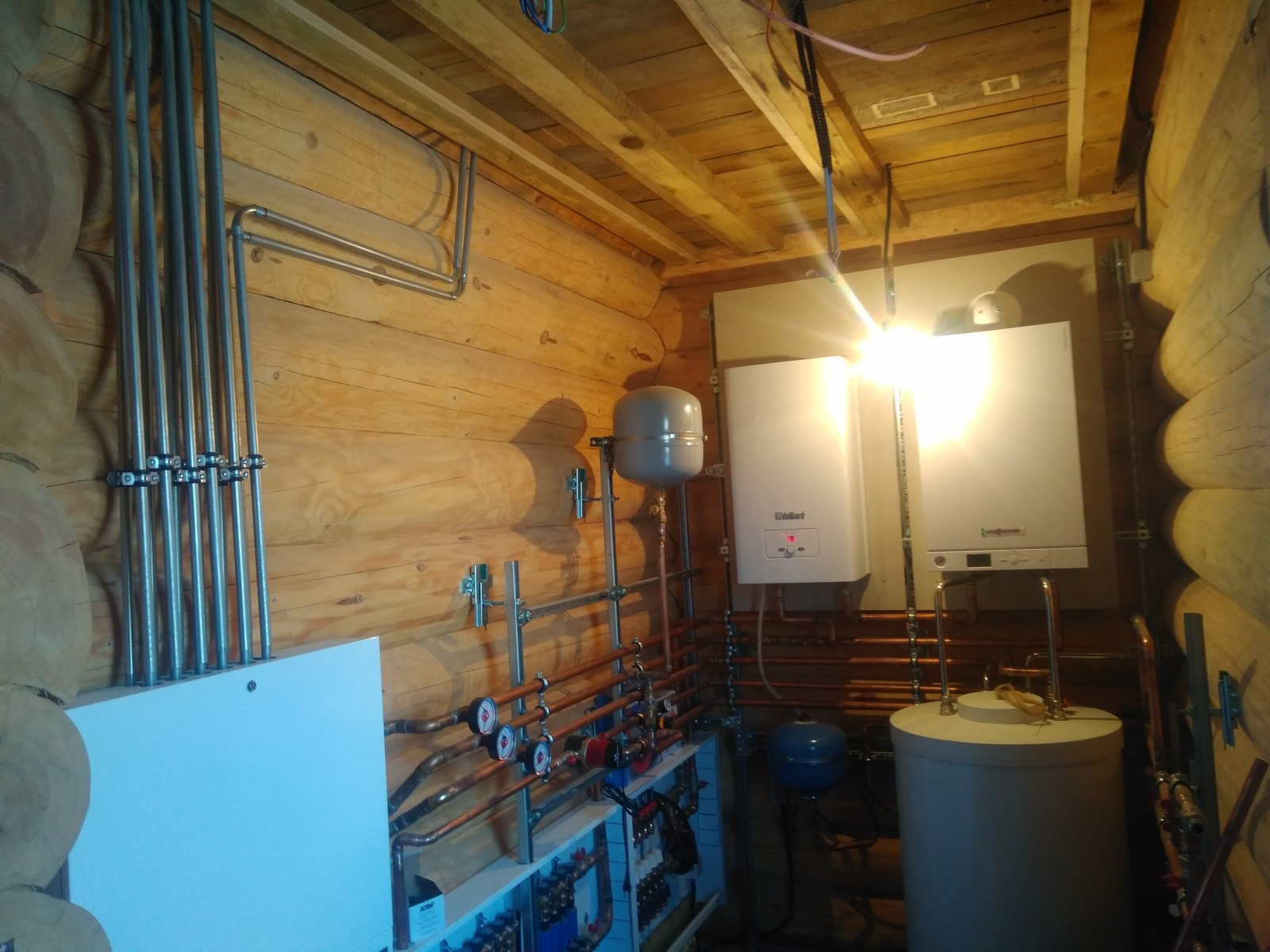 Котельная в доме из бруса