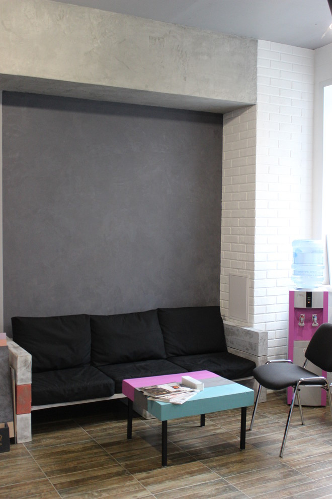 Сочетание нескольких покрытий в интерьере