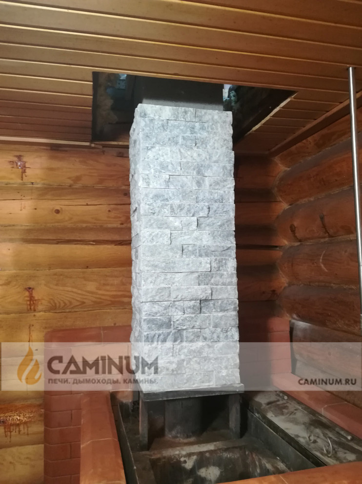 Комплекс работ по ремонту печи, дымохода.Облицовка керамических дымоходов