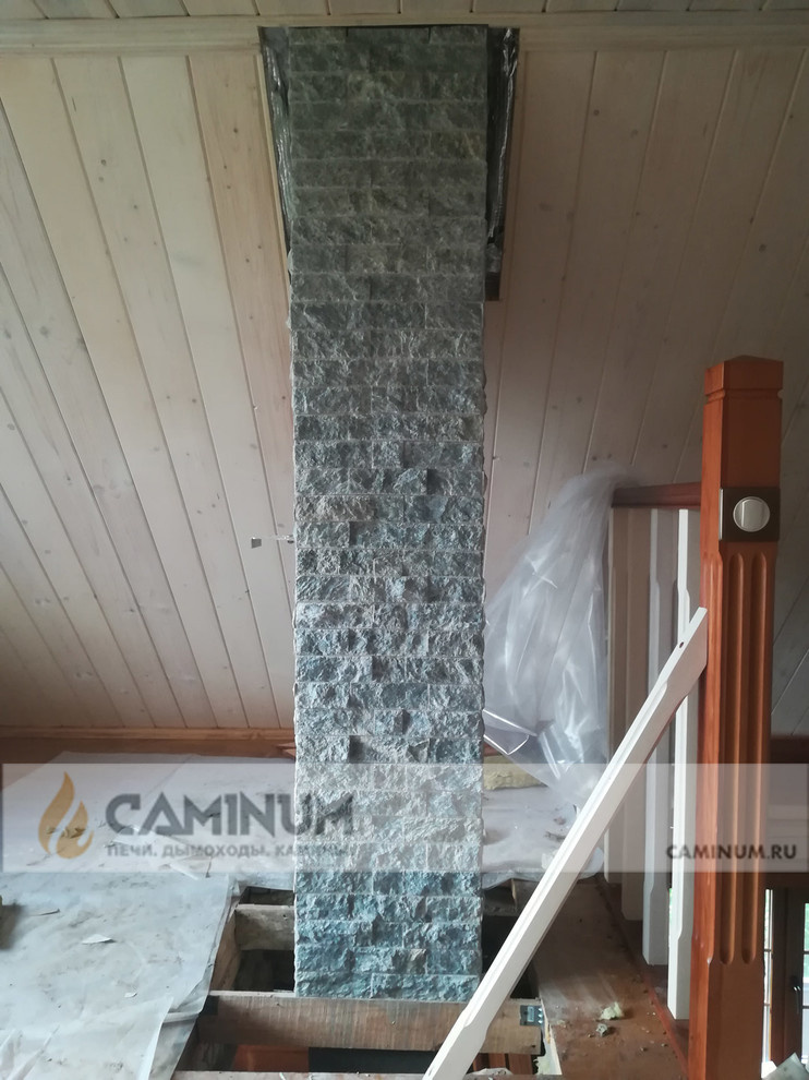 Комплекс работ по ремонту печи, дымохода.Облицовка керамических дымоходов