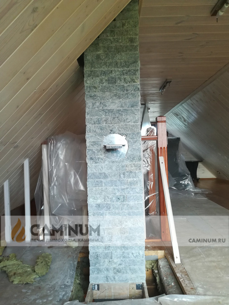 Комплекс работ по ремонту печи, дымохода.Облицовка керамических дымоходов