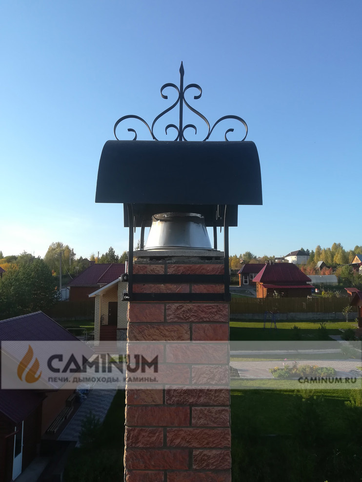 Комплекс работ по ремонту печи, дымохода.Облицовка керамических дымоходов