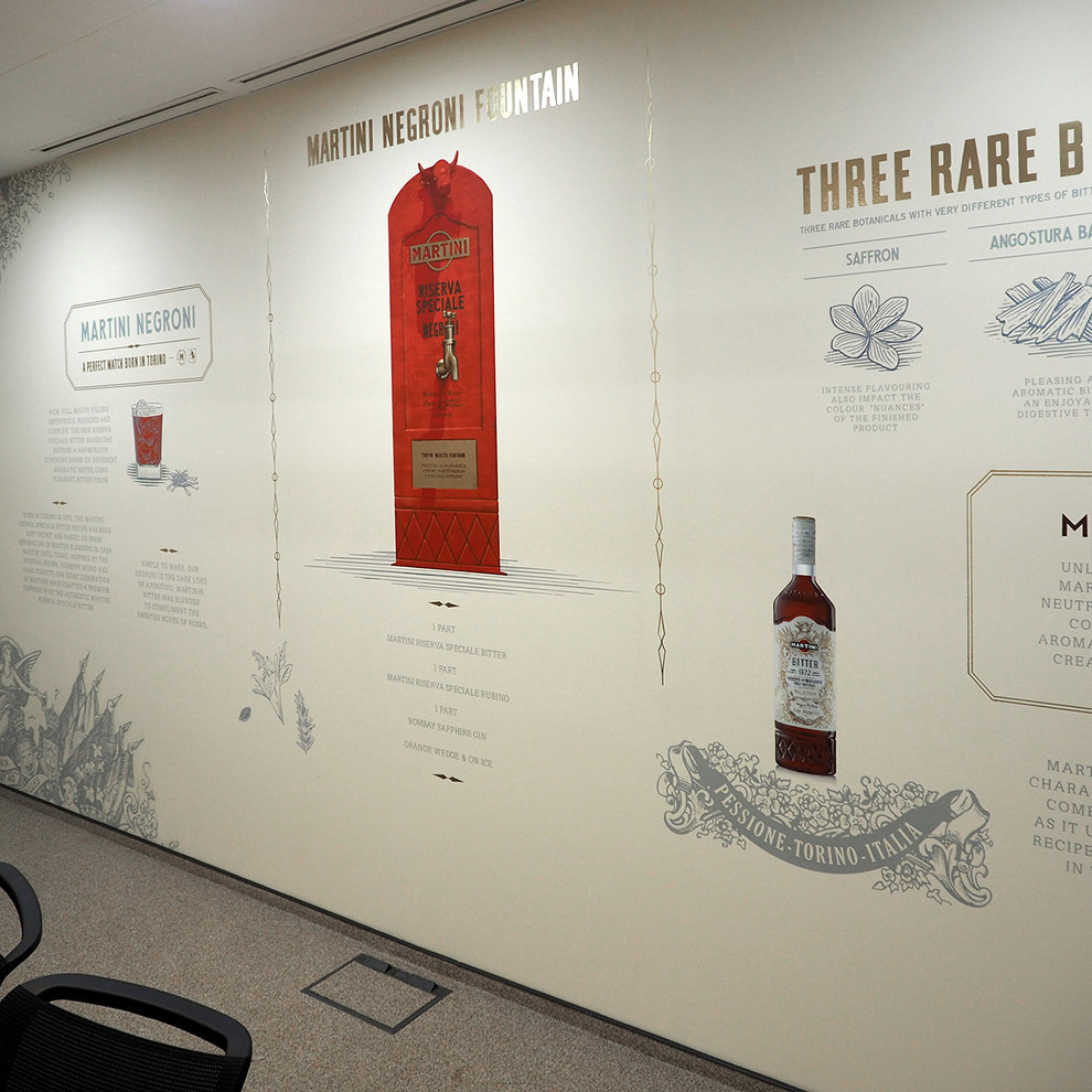 Роспись в офисе Bacardi RUS