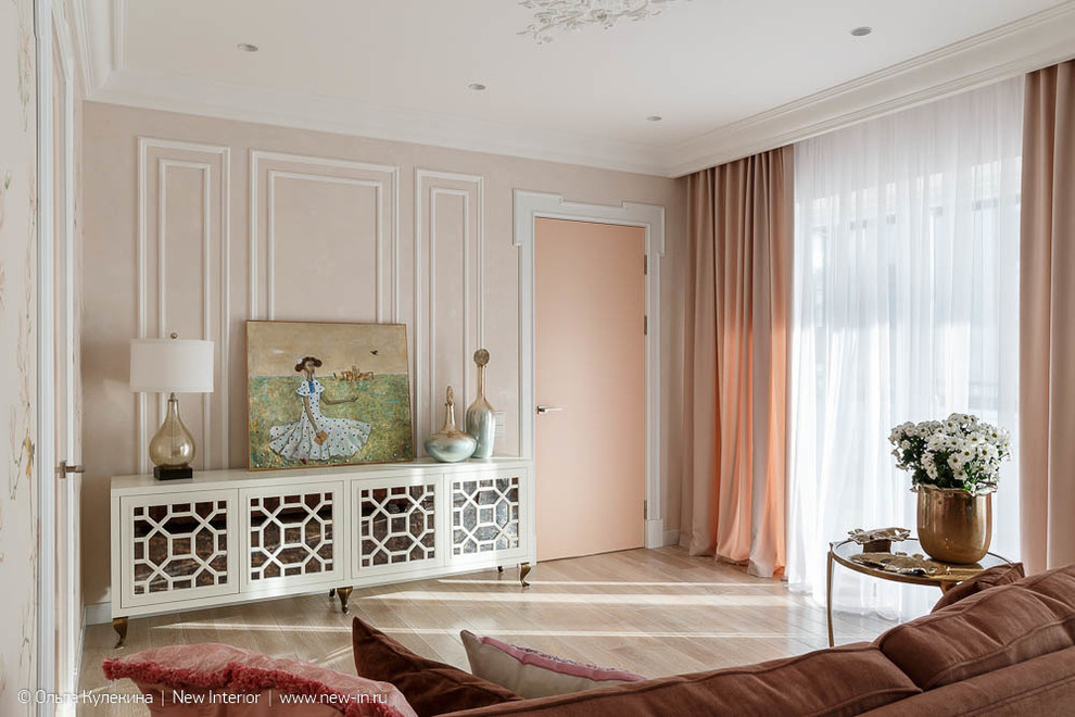 Квартира с птицами для студентки - 89,48 м²