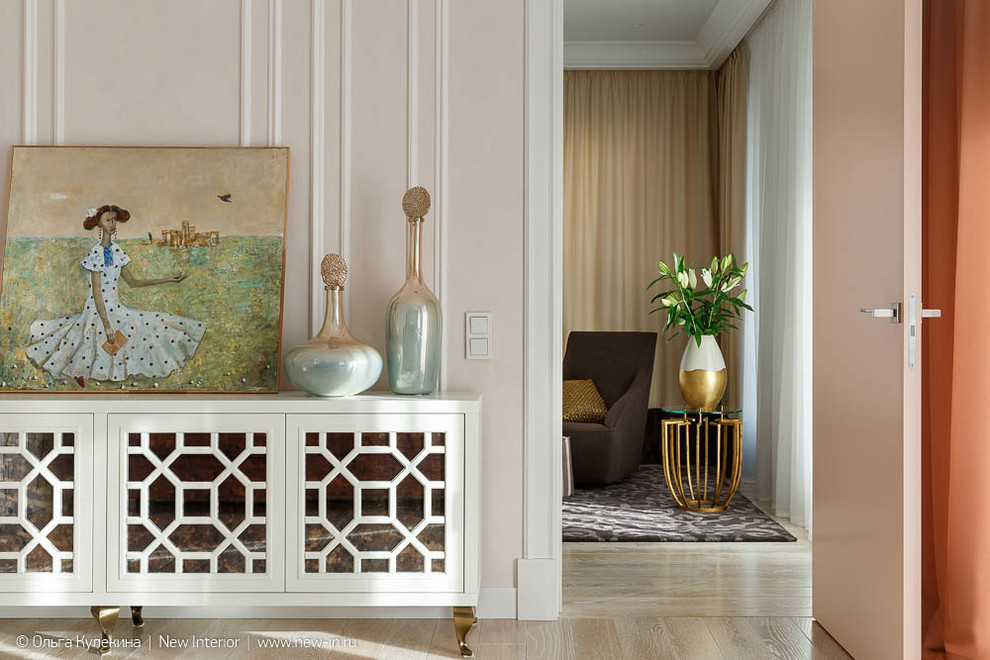 Квартира с птицами для студентки - 89,48 м²