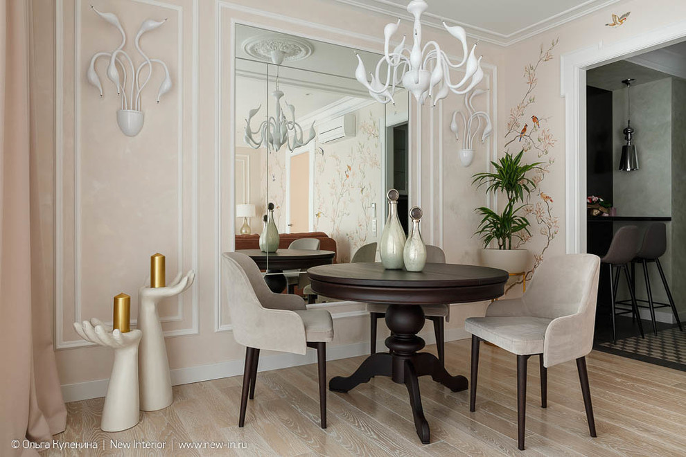 Квартира с птицами для студентки - 89,48 м²