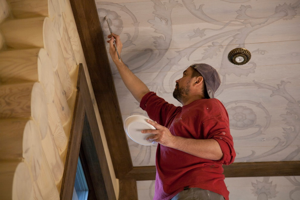 Роспись потолка.