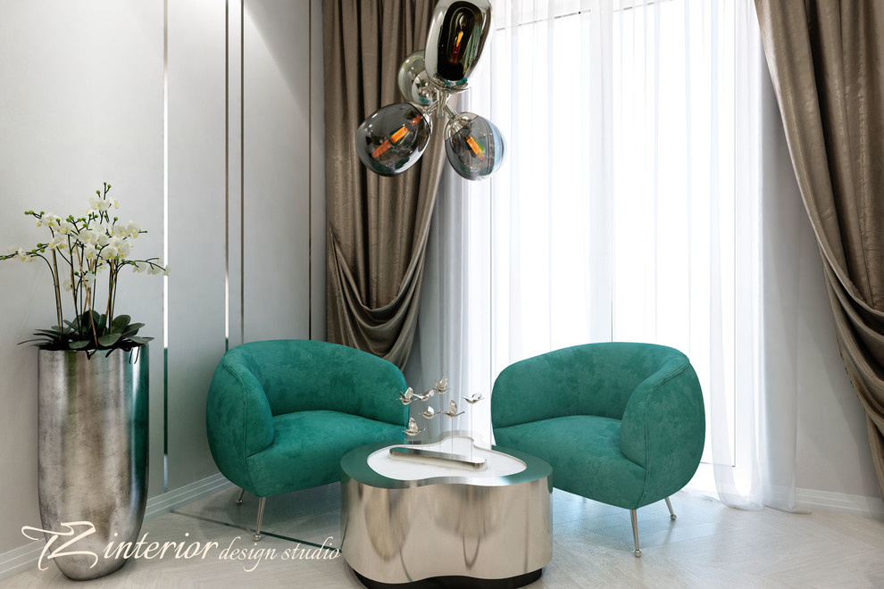 A fun and trendy bedroom designed for a fun and trendy