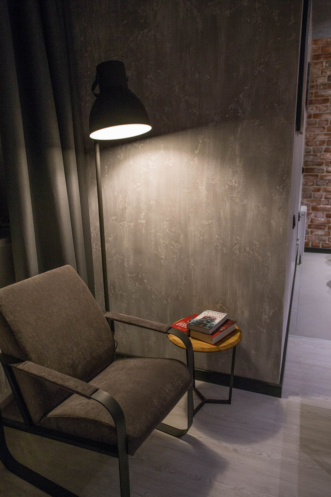 Реализованный проект евродвушки с элементами стиля Лофт