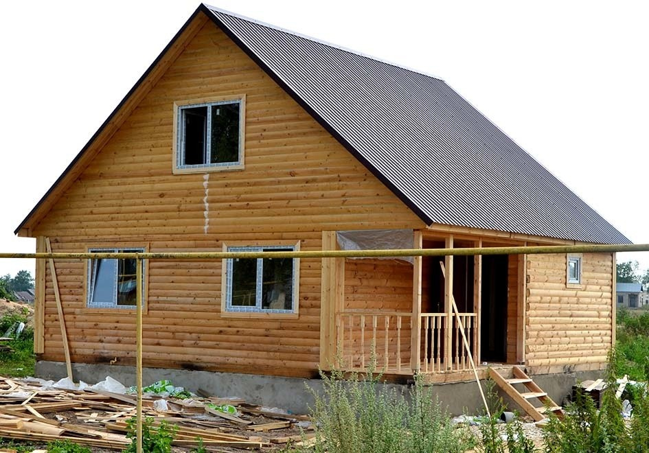 Деревенский дом размером 10х12 метров