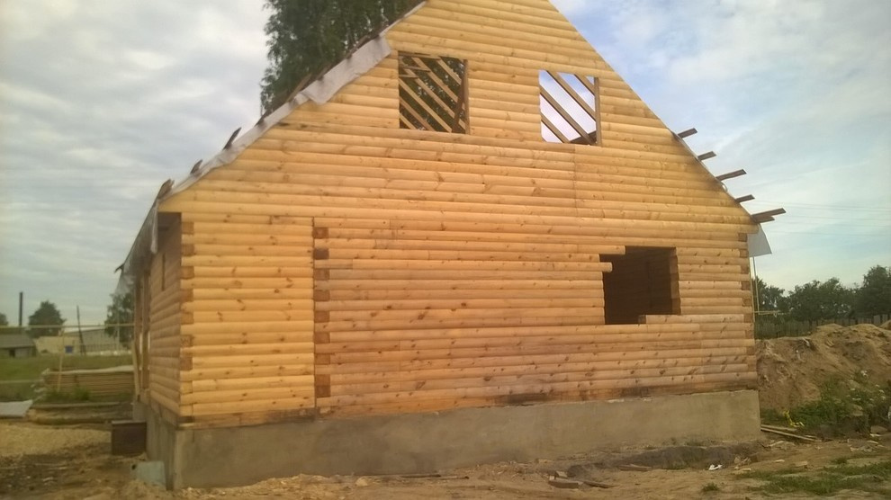 Обложка проекта: Деревенский дом размером 10х12 метров