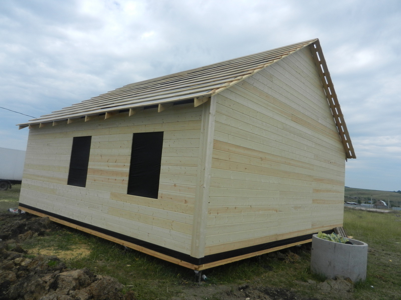 Каркасный дом размером 9х9 метров