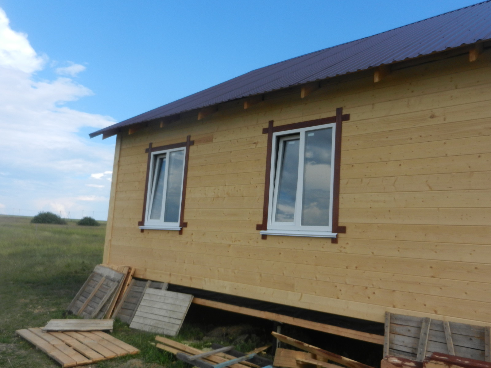 Обложка проекта: Каркасный дом размером 9х9 метров