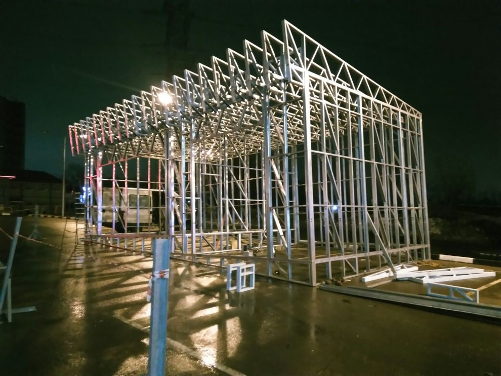 Объекты из ЛСТК завода Тайм Стил Дубна