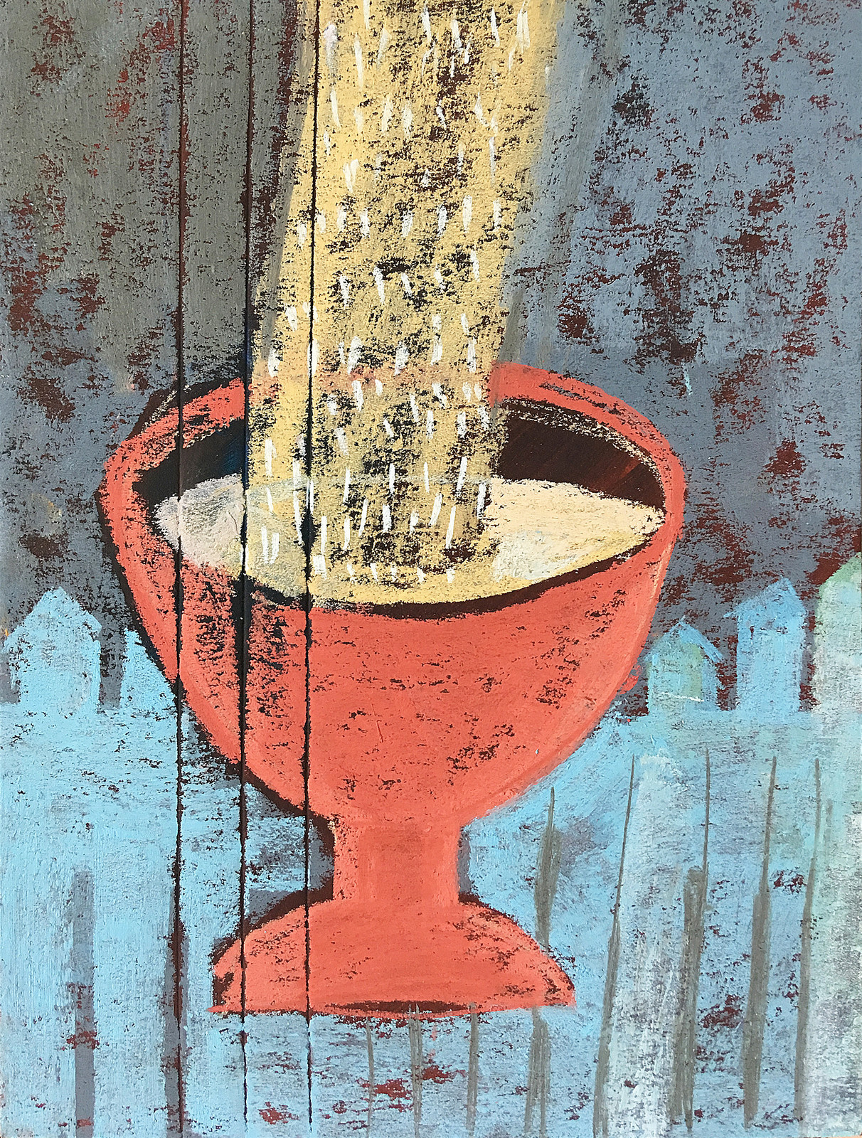 Картины для спальни, "Чаши" в технике пастель. В проект Светланы Носовой.