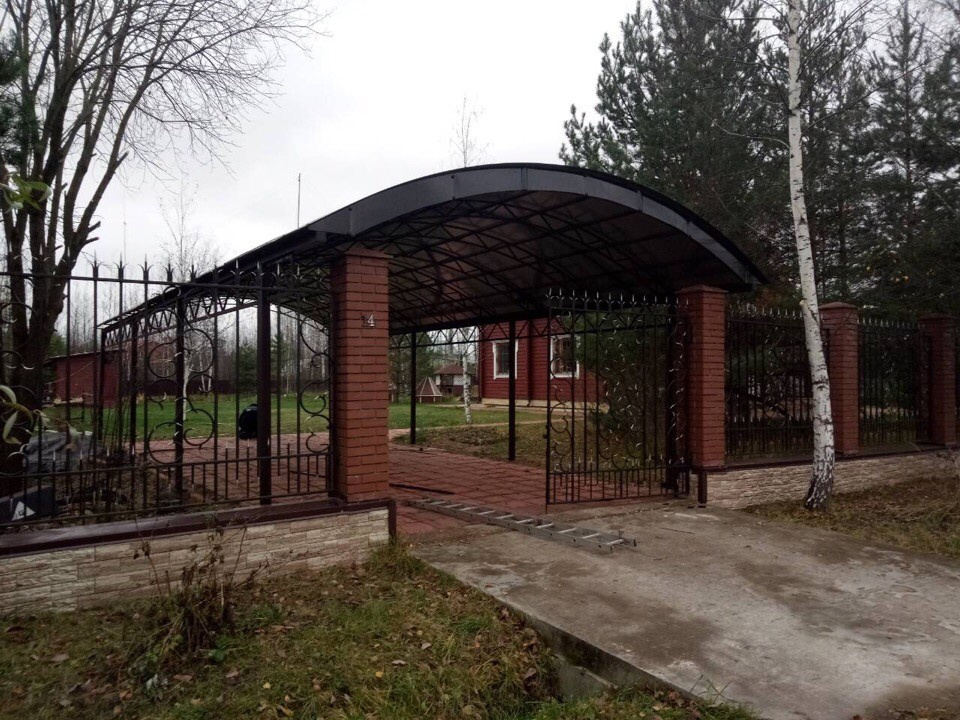 Навес на 2 машины