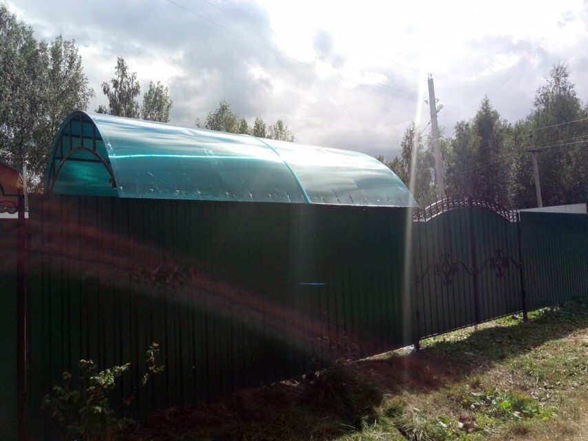 Обложка проекта: навес под машину