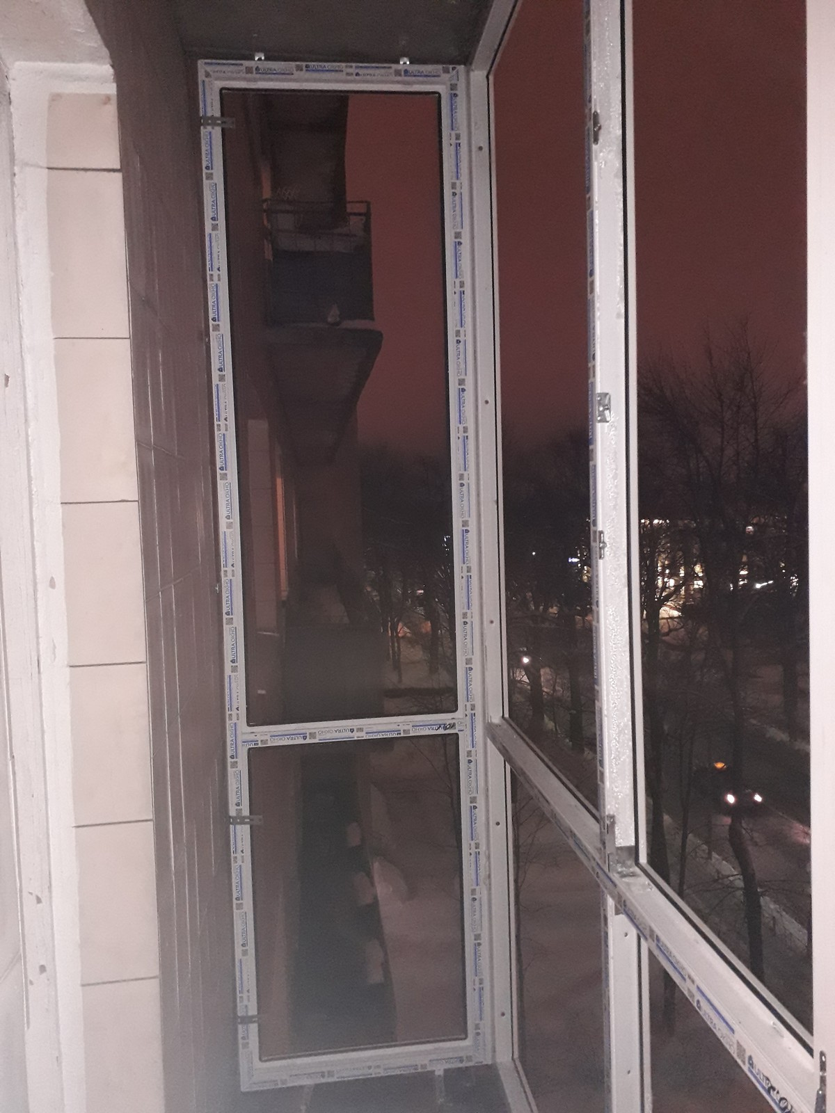 Балкон в пол