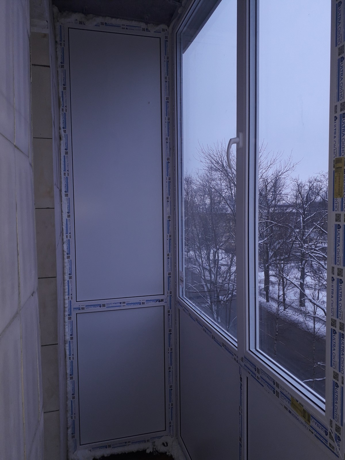 Балкон в пол