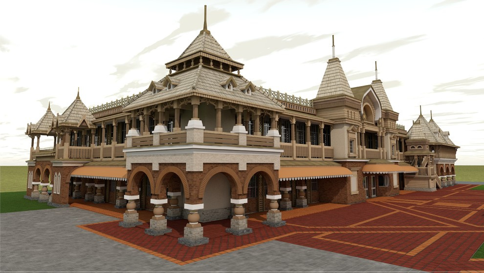 Проект Реконструкции игрового павильона ЦПКиО. Начало. 2016 год.