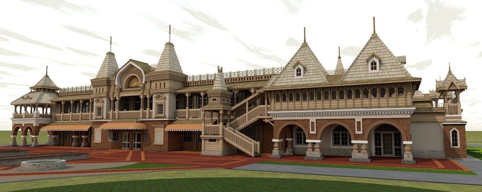 Проект Реконструкции игрового павильона ЦПКиО. Начало. 2016 год.