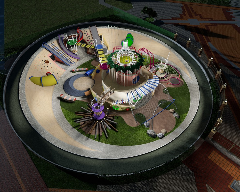 Проект Реконструкции ЦПКиО. Эксклюзивная детская игровая площадка 2018