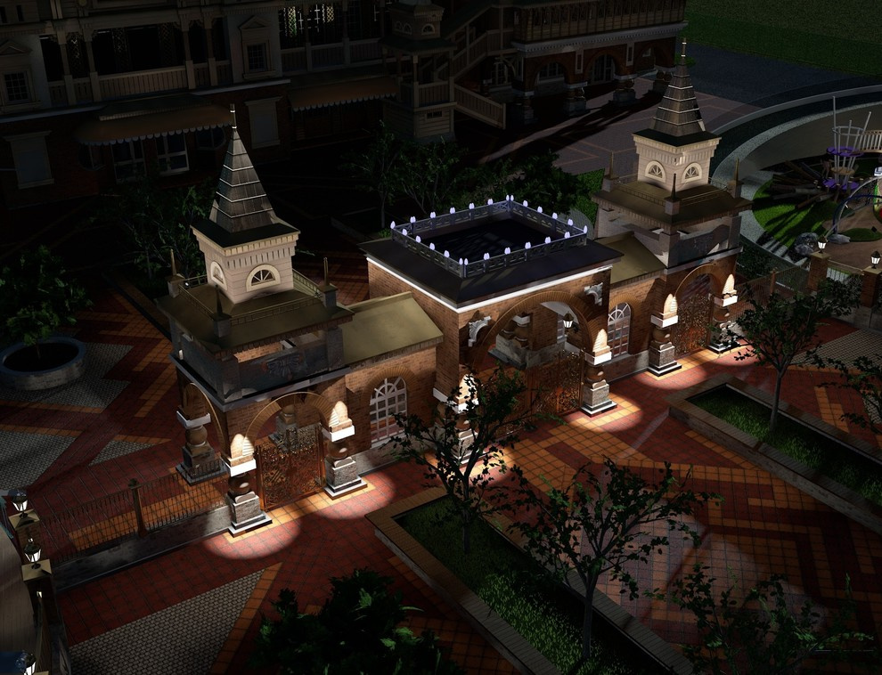 Главные ворота ЦПКиО Новоуральский. Победитель в конкурсе "Комфортная городская