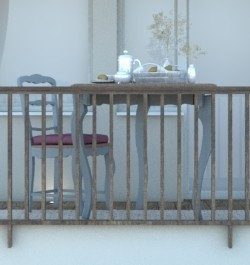 Дизайн маленькой терассы у дома