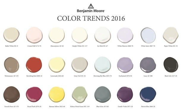 Цвет года 2016 от Benjamin Moore (Simply White OC-117)