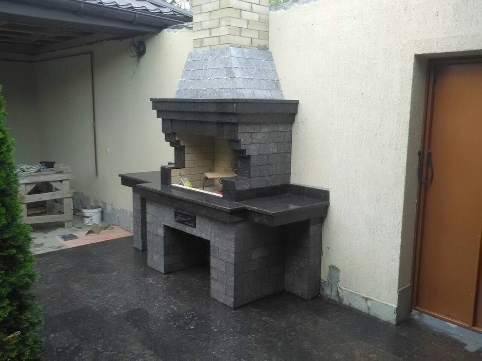 Барбекю из гранита